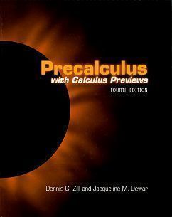 Precalculus with Calculus Previews 4/e (H)