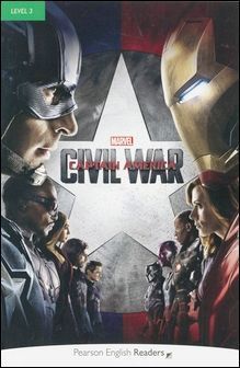 Pearson English Readers Level 3 (Pre-Intermediate): Marvel's Captain America: Civil War with MP3 Audio CD/1片