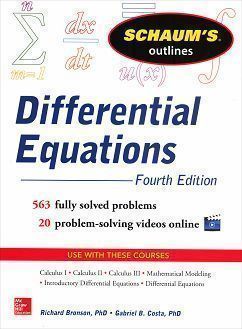 Schaum's Outline of Differential Equations 4/e