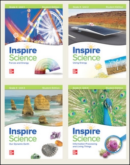 Inspire Science Student Edition: Grade 4 (Units 1-4)