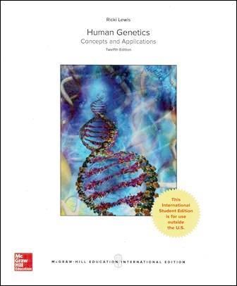 Human Genetics: Concepts and Applications 12/e (留言詢問)