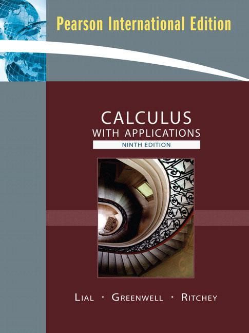 Calculus with Applications 9/e