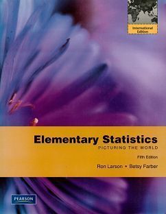 Elementary Statistics: Picturing the World 5/e