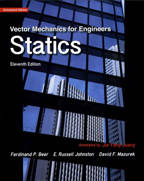 Vector Mechanics for Engineers: Statics 11/e (Annotated Edition) 導讀本