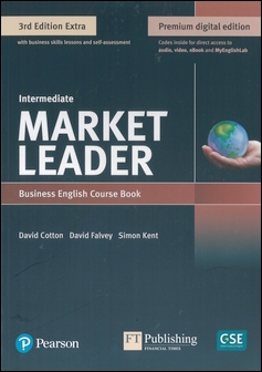 Market Leader 3/e Extra (Intermediate) Course Book Premium digital edition with eBook and MyEnglishLab and DVD-ROM/1片